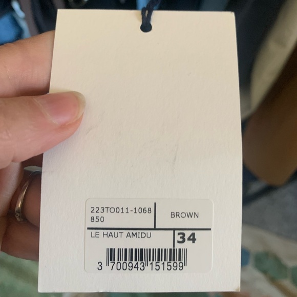 JACQUEMUS
White Le Papier 'Le Haut Amidu' Tank Top NWT - Picture 6 of 6